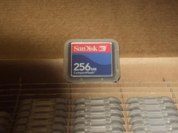Compact Flash (CF) geheugenkaarten 256mb. Nieuw!