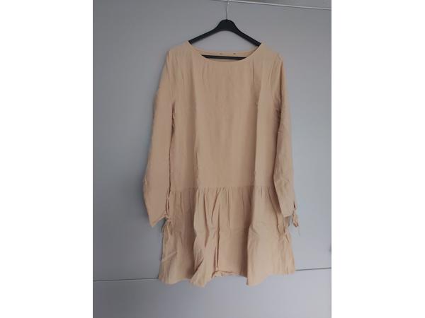 100% katoenen jurk beige L/40