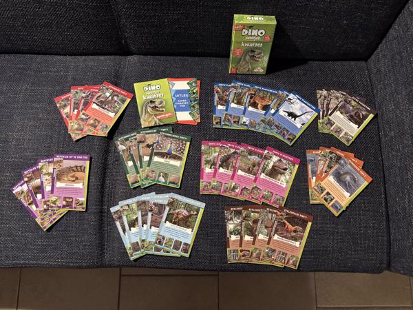 Dino weetjes kwartet (6 plus ).