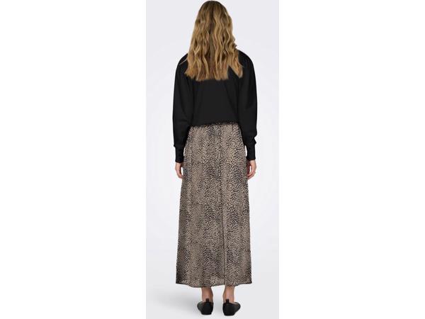 JDY lange rok beige zwart S