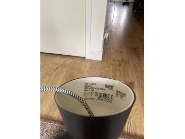 Industriele lampenkap IKEA Ranarp (zwart)