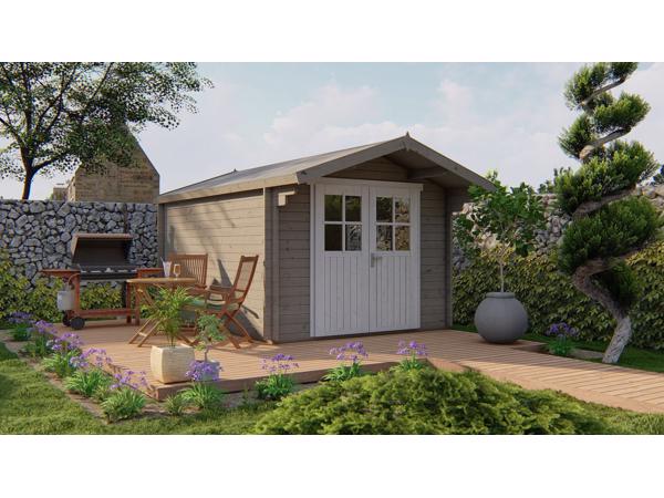 Blokhut - Tuinhuis Pamplona | 34 mm | vuren onbehandeld