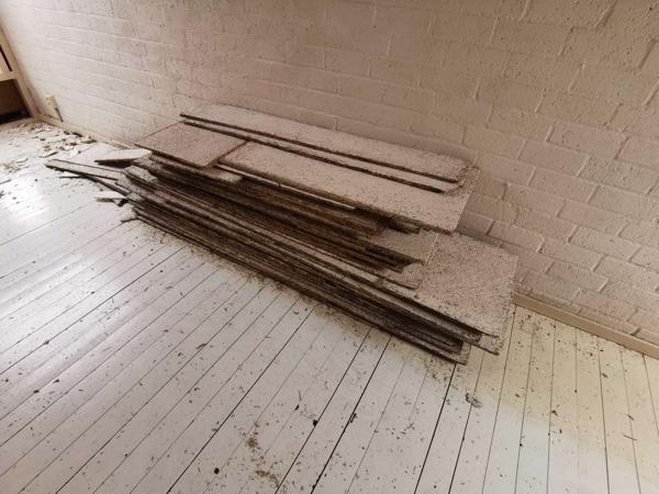 Diverse maten houtwolcementplaten