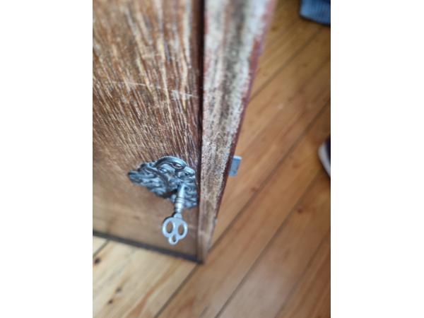 Singer naaimachine in kastje