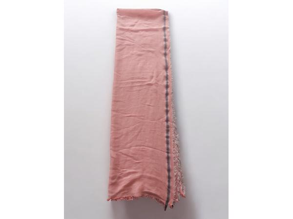 sjaal / omslagdoek zalm roze 170cmx51cm