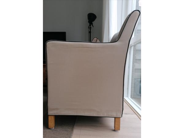 Koopje: 2 Mooie lekker zittende lichte kleur bruin fauteuils