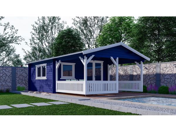 Nieuw luxe blokhut 5×4+3