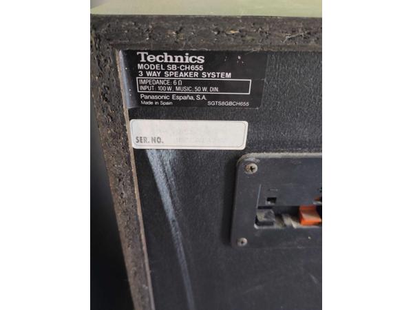 technics sb-ch655 3 way speaker system