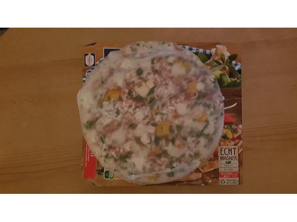 Wagner pizza pollo met roomkaas en spinazie
