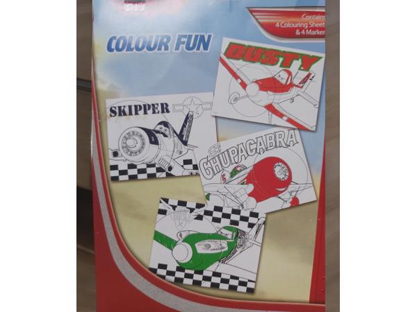 Disney Planes Colour fun (teken set) 8 delig