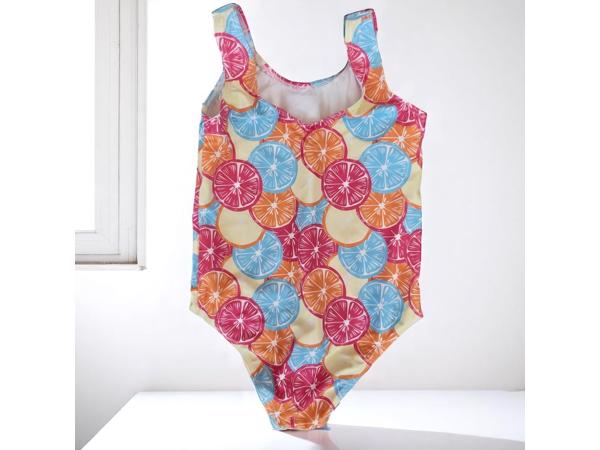 Meisjes badpak fruit meerkleurig 120 - 5-6 jaar