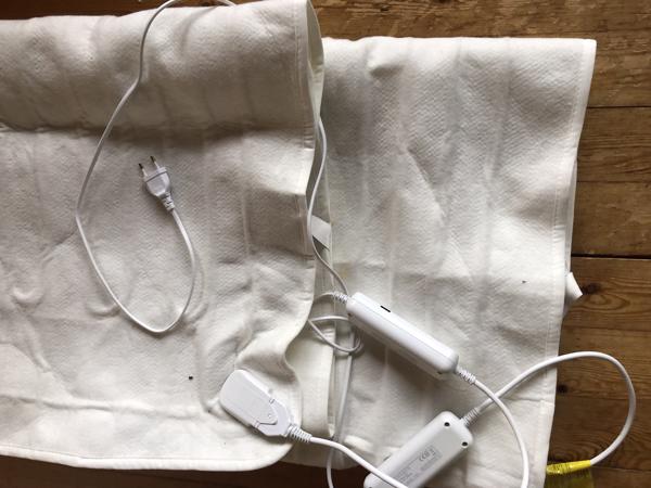 fijne goede twee persoons elektrische onderdeken als nieuw