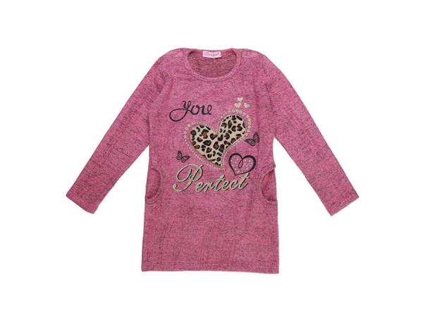 Seagull lange sweater panterprint you perfect glitter pink 1