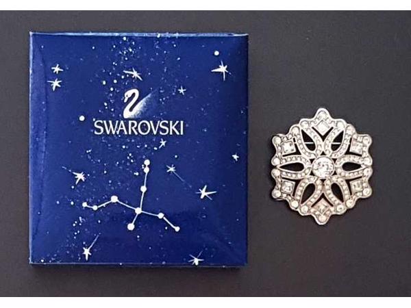 Swarovski The magic of Crystal sneeuwvlok broche met doosje