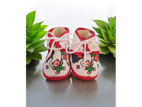 Junior Joy Babyschoenen rood beertje