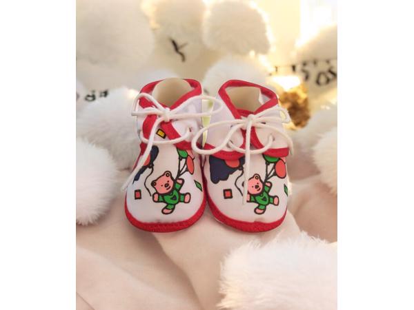 Junior Joy Babyschoenen rood beertje