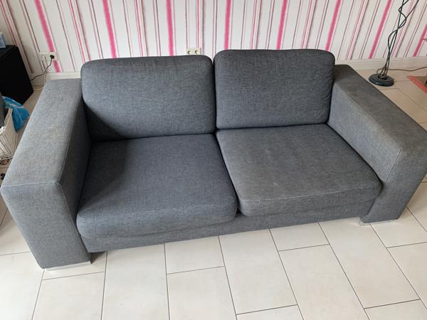 Zwart/Antraciet bank