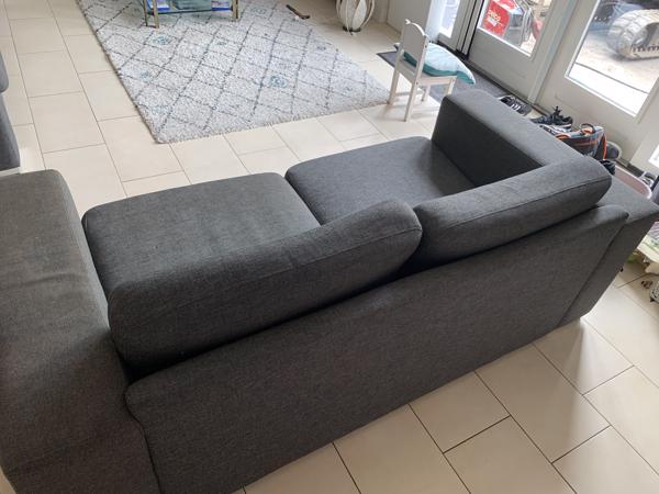 Zwart/Antraciet bank