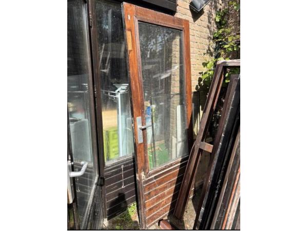 Merbau vol houten deur
