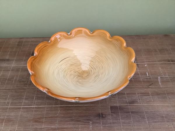 Glazen schaal  (3 verschillende lagen glas)