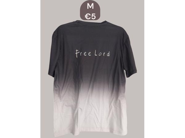 Heren t-Shirt Free Lord grijs M