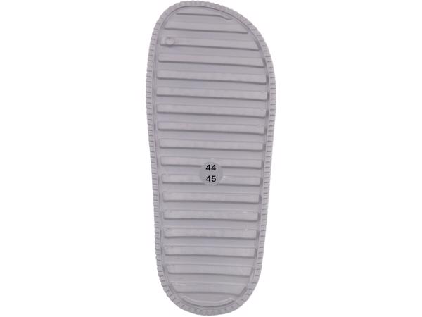 Slippers effen grijs 44