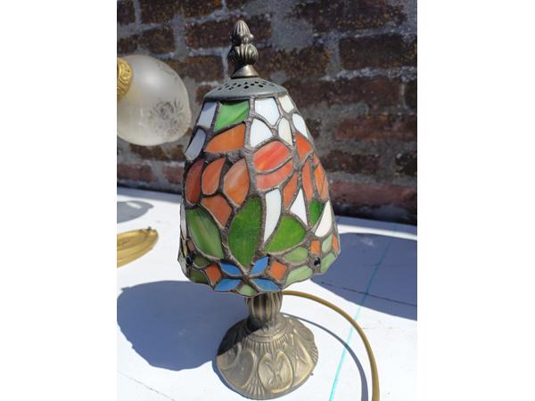 Glas in loodlamp (Tiffany stijl) te koop