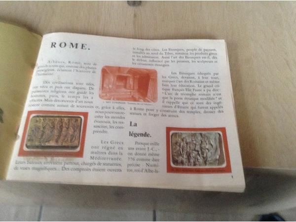Oude interessante romeinse geschiedenis boek; Rome en Grieks