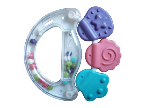 Bijtring met beweegbare items