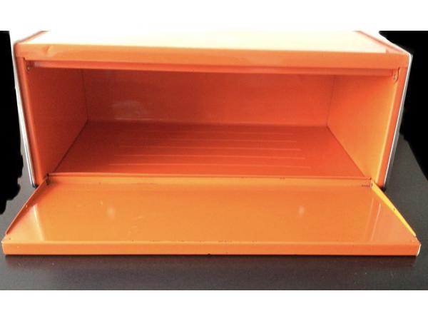 Vintage Oranje Broodtrommel