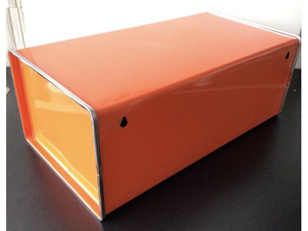 Vintage Oranje Broodtrommel