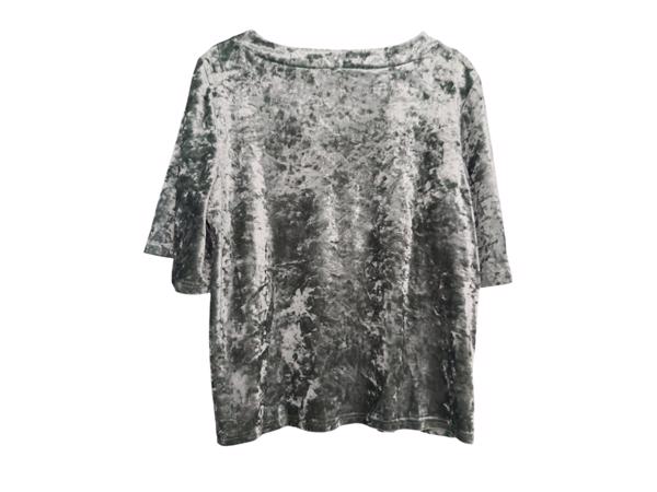 Shein velours mintgroen shirt L