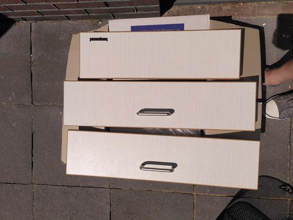 Deurtjes + lade frontjes van retro Bruynzeel keuken