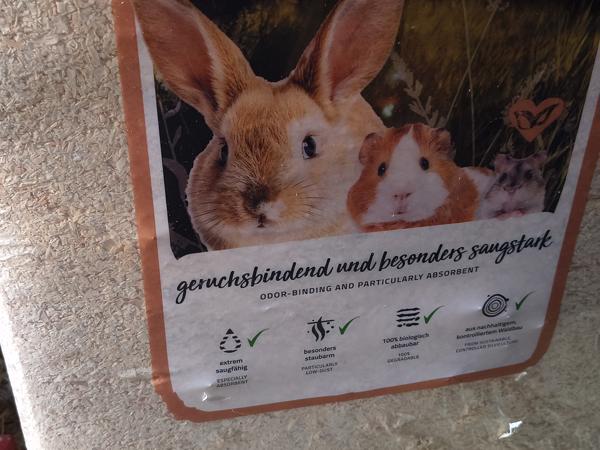 Bodembedekking voor konijnen & hamsters etc.