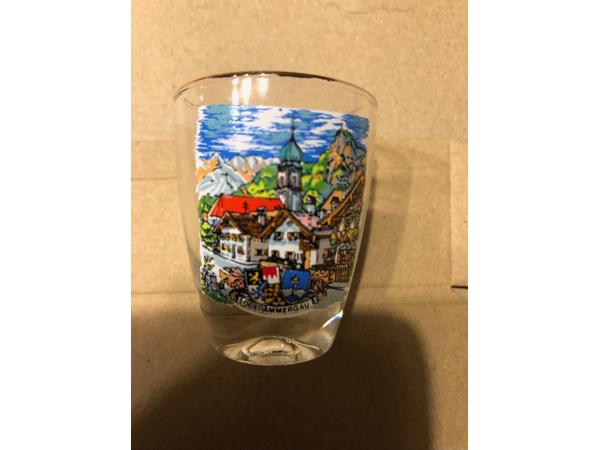 Borrelglaasje Oberammergau (Zuid-Duitsland) borrel glas