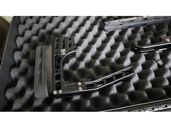 Fx impact m4 black 600mm .22 + saber tactical asc etc