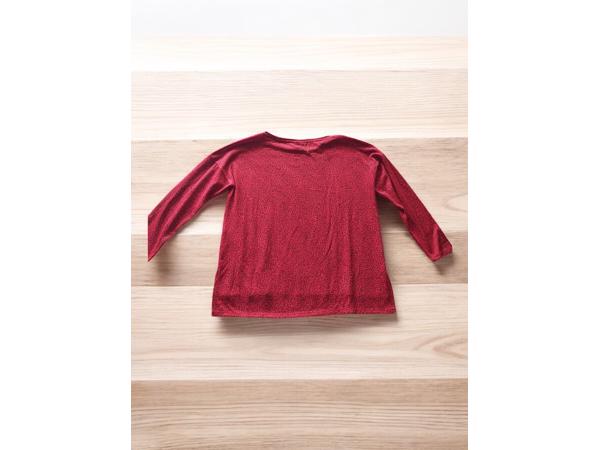 Yessica shirt lange mouwen panter rood M