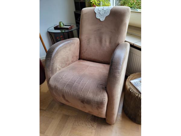 Stoel Fauteuil taupe