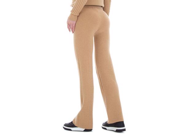 JCL stoffen broek hoge taille taupe one size XS-L