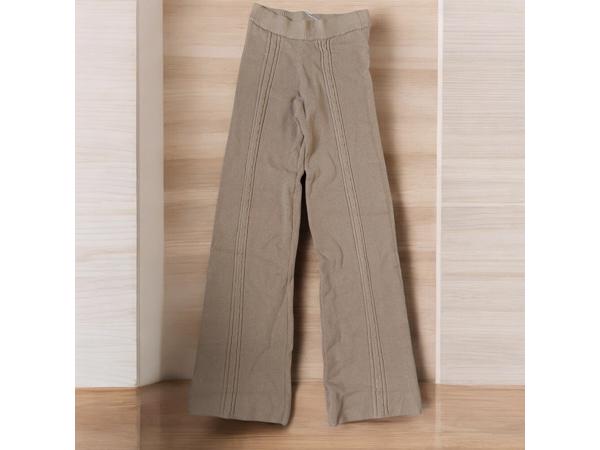 JCL stoffen broek hoge taille taupe one size XS-L