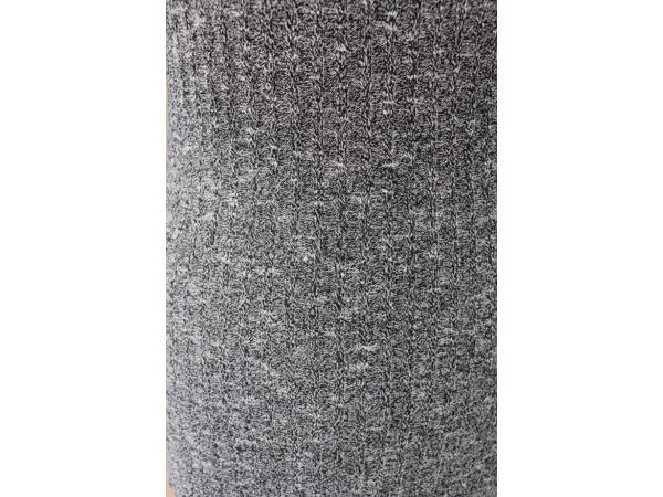 Knielange jurk, grijs gemeleerd, maat 36  of 40 (nieuw)