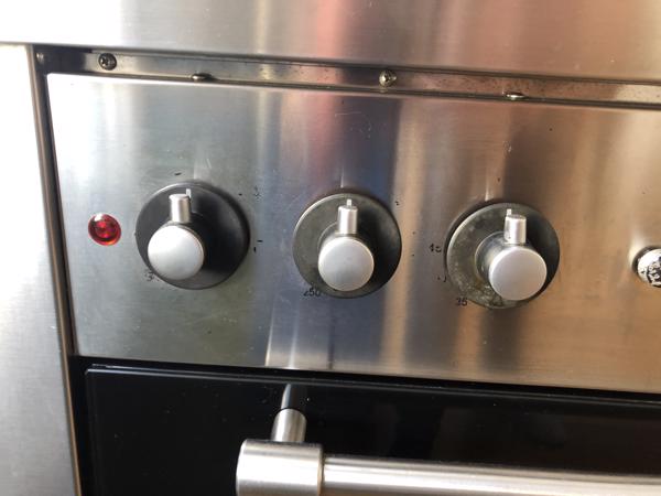 Solitaire rvs-fornuis 5 pitten plus oven