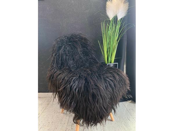 Schapenvachten, decoratief lang haar, biologisch gelooid