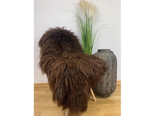 Schapenvachten, decoratief lang haar, biologisch gelooid