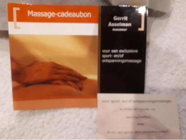 massage kadobon