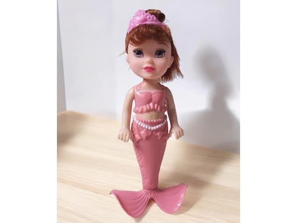 Mermaid zeemeermin pop roze 18cm