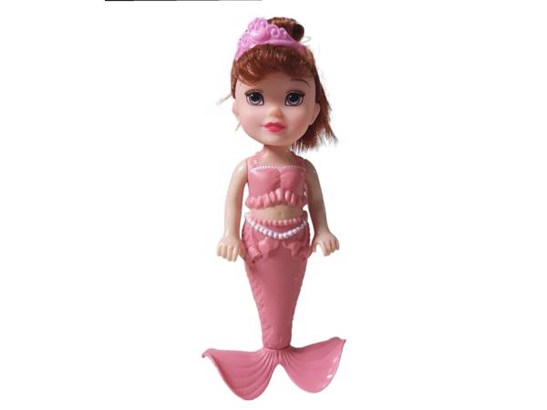 Mermaid zeemeermin pop roze 18cm