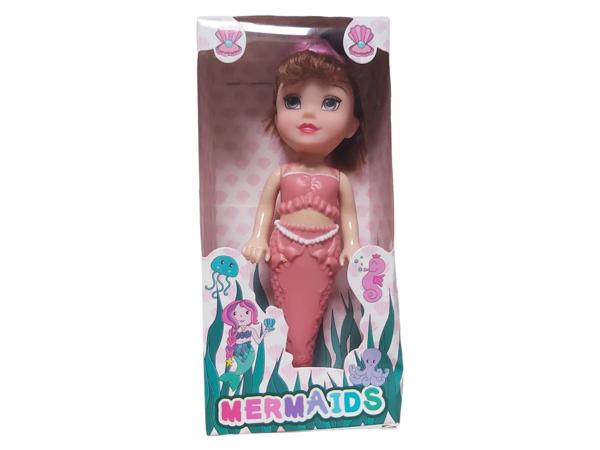 Mermaid zeemeermin pop roze 18cm