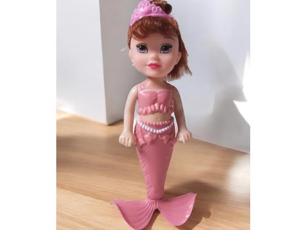 Mermaid zeemeermin pop roze 18cm