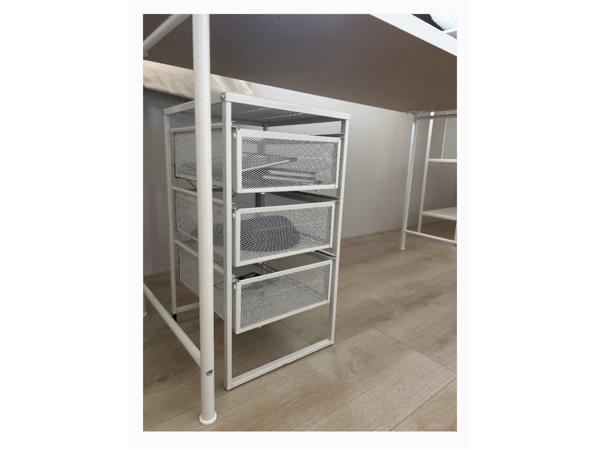 Ikea bureau 140x60 cm met open kastje